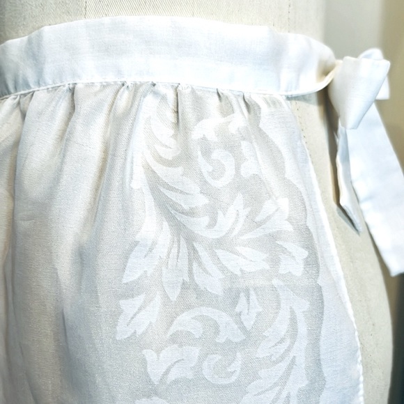 Makylene~Half, Long Fabric Apron / Made In Spain - Picture 2 of 10